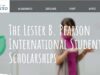 Lester B Pearson Fully Funded scholarship